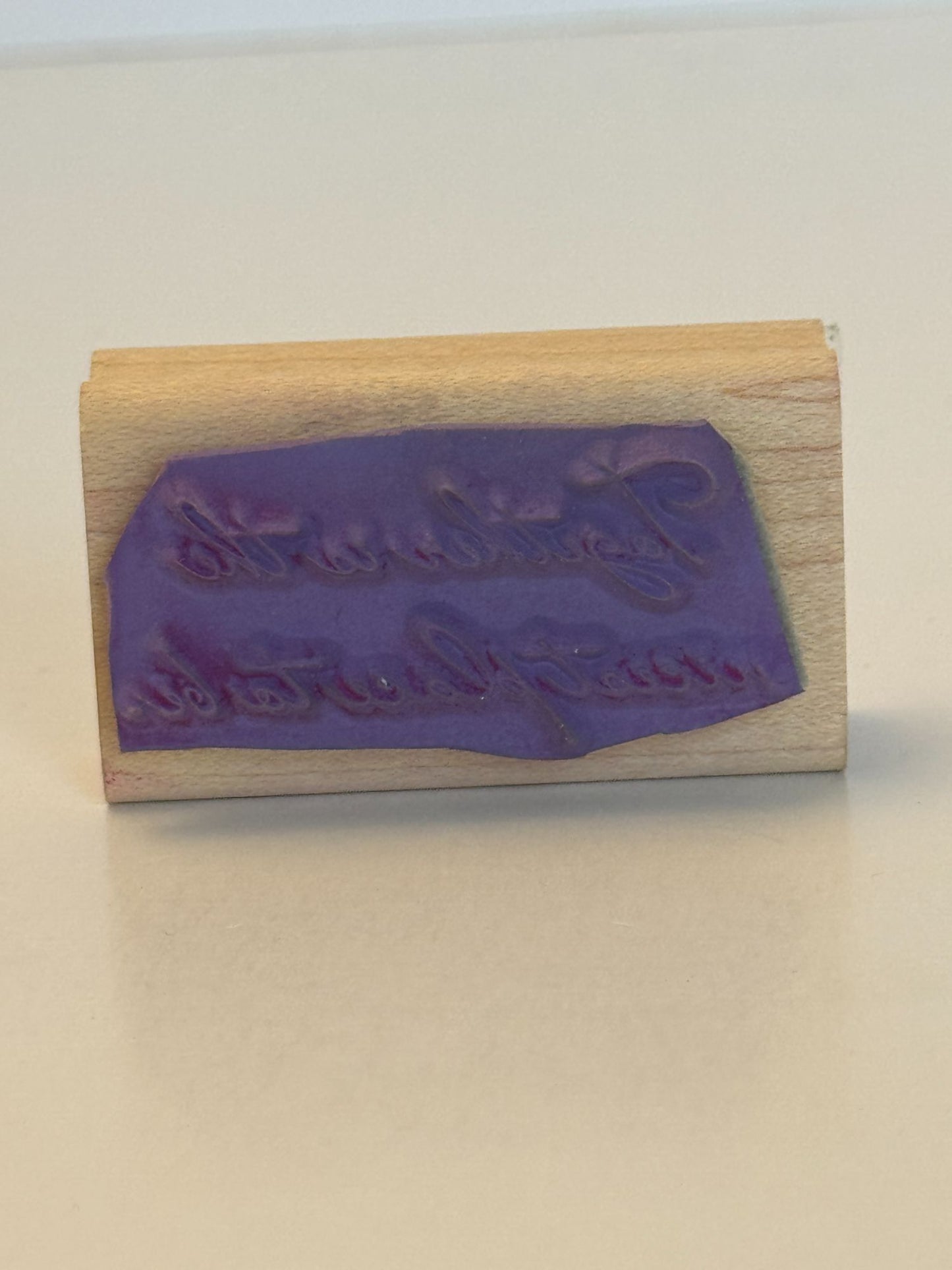 Stampin Up Rubber Stamp Together Is The Nicest Place To Be Card Making Sentiment