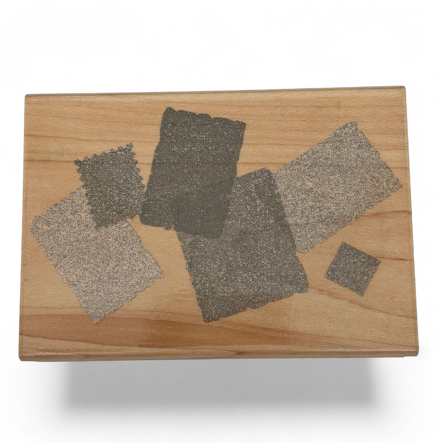 Hero Arts Rubber Stamp Background Template Abstract Texture Grunge Layering Wood Mounted H2190