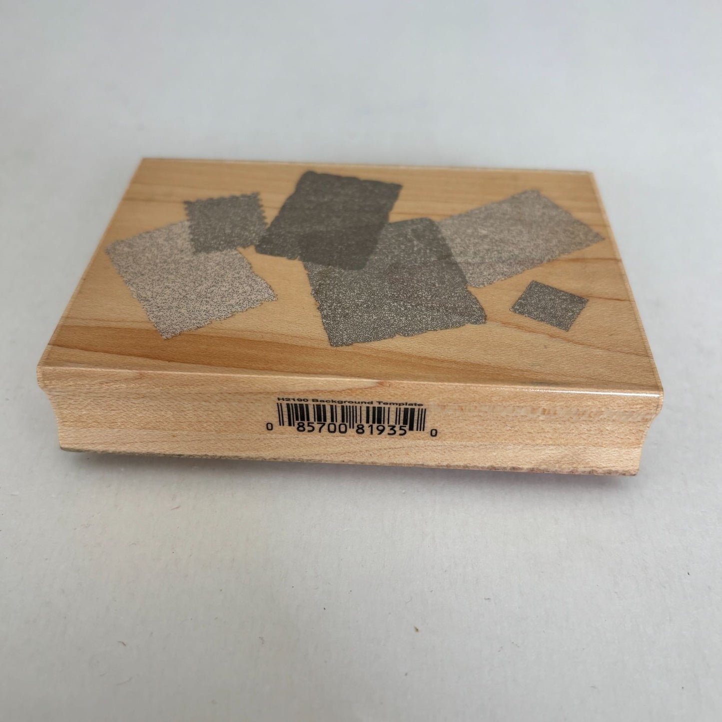 Hero Arts Rubber Stamp Background Template Abstract Texture Grunge Layering Wood Mounted H2190
