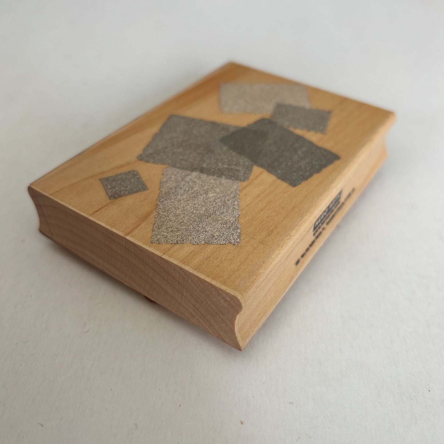 Hero Arts Rubber Stamp Background Template Abstract Texture Grunge Layering Wood Mounted H2190