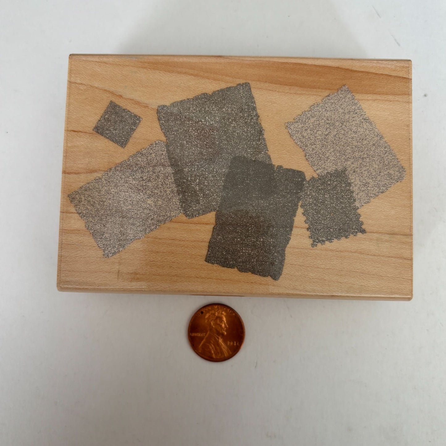 Hero Arts Rubber Stamp Background Template Abstract Texture Grunge Layering Wood Mounted H2190