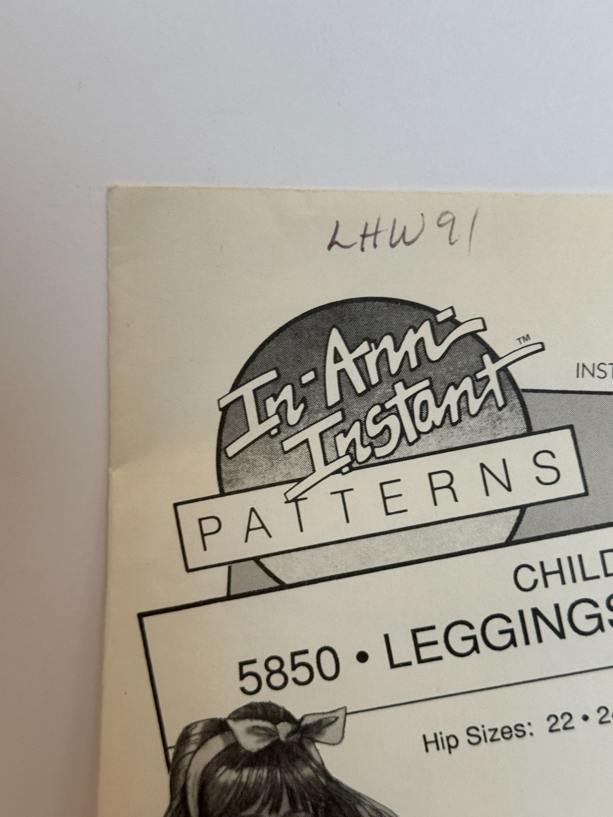 Stretch and Sew Sewing Pattern 5850 Girls Leggings and Knit Skirt Vintage 1980s