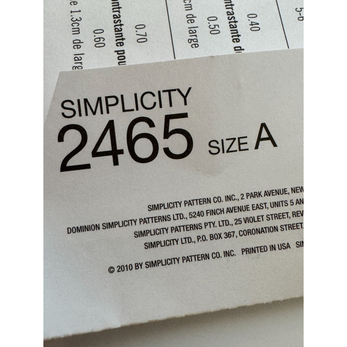 Simplicity Sewing Pattern 2465 Matching Aprons For Girls and 18 inch Dolls S M L