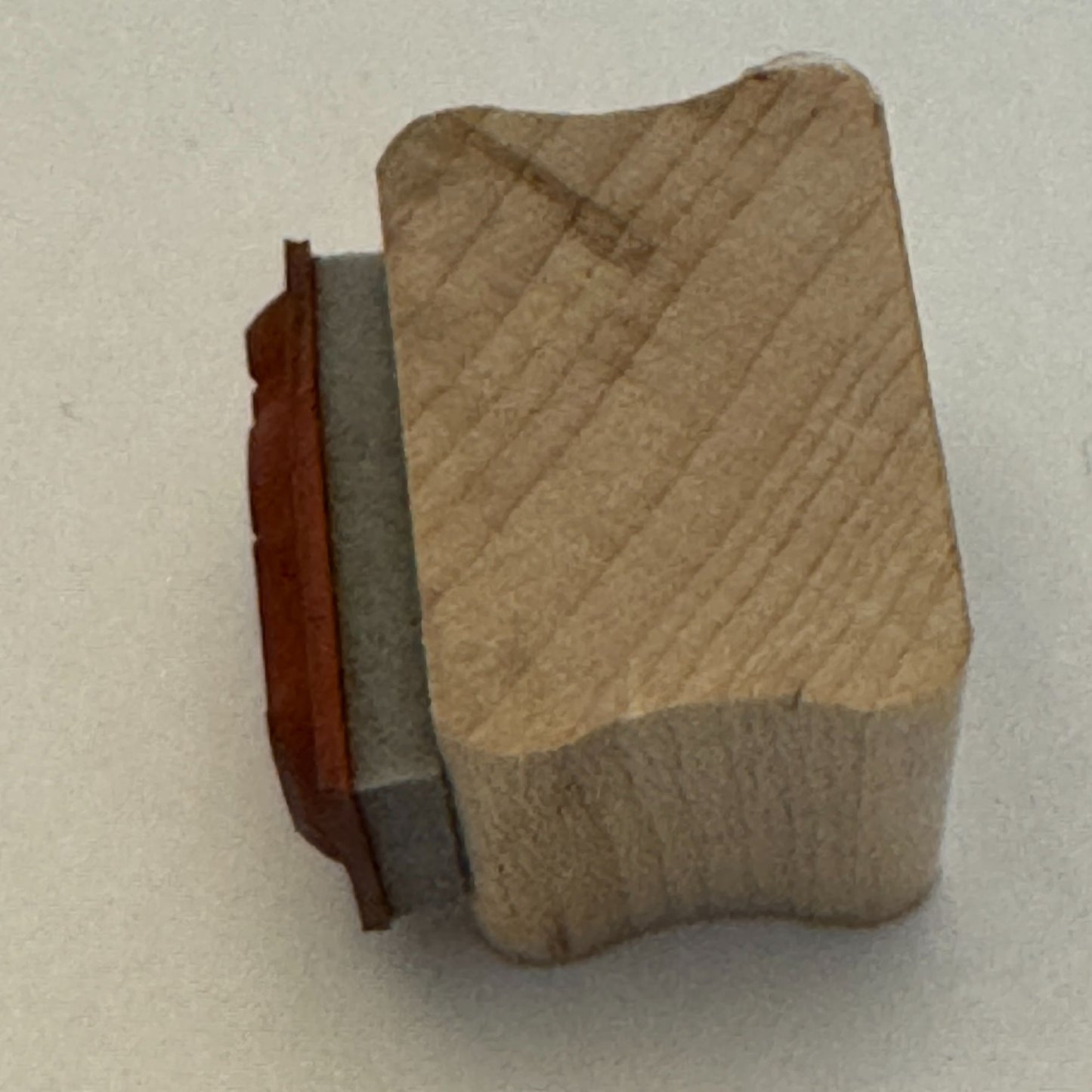 Stampin Up Rubber Stamp Mini Birthday Cake Slice with Candle Card Making Small