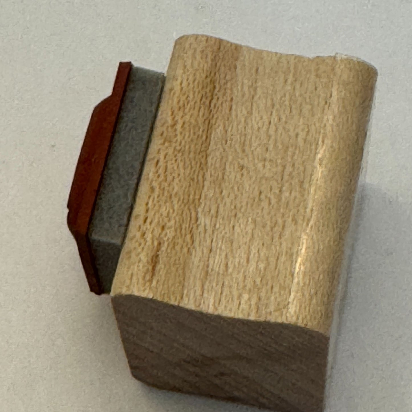 Stampin Up Rubber Stamp Mini Birthday Cake Slice with Candle Card Making Small