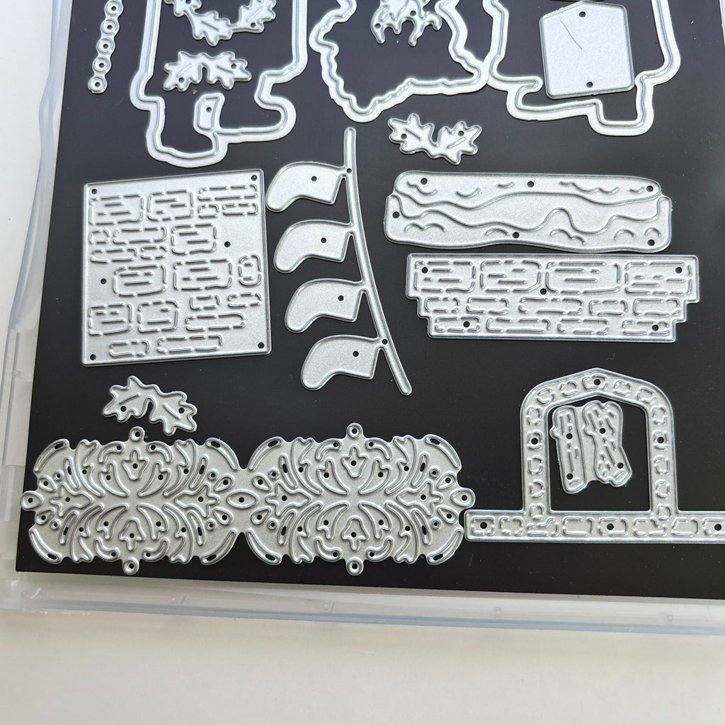 Stampin Up Cling Stamp Set and Dies Saint Nicholas Santa Christmas Card Making Gingerbread Man