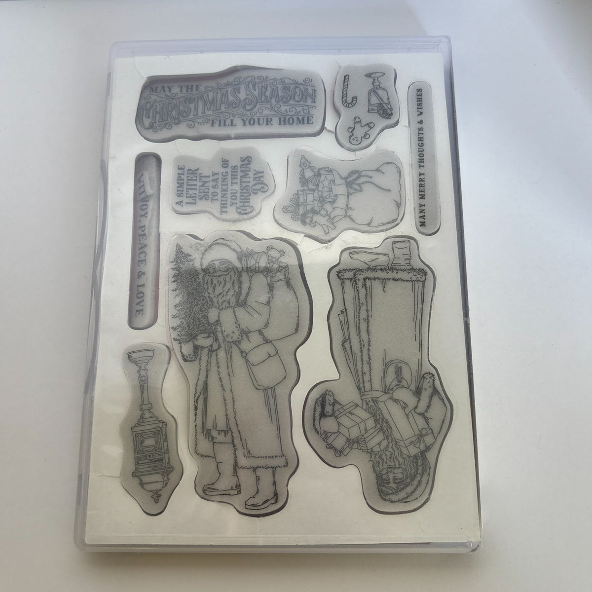 Stampin Up Cling Stamp Set and Dies Saint Nicholas Santa Christmas Card Making Gingerbread Man