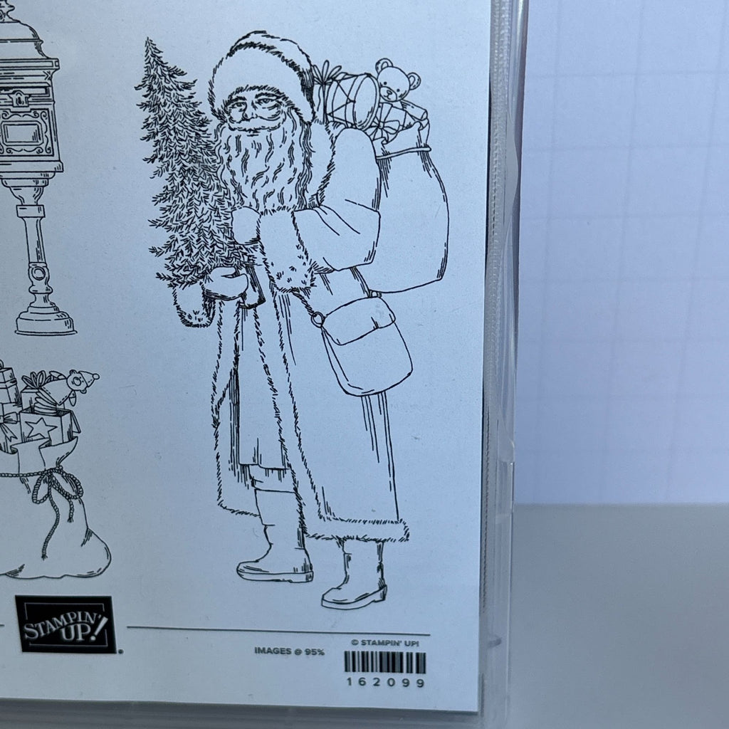 Stampin Up Cling Stamp Set and Dies Saint Nicholas Santa Christmas Card Making Gingerbread Man