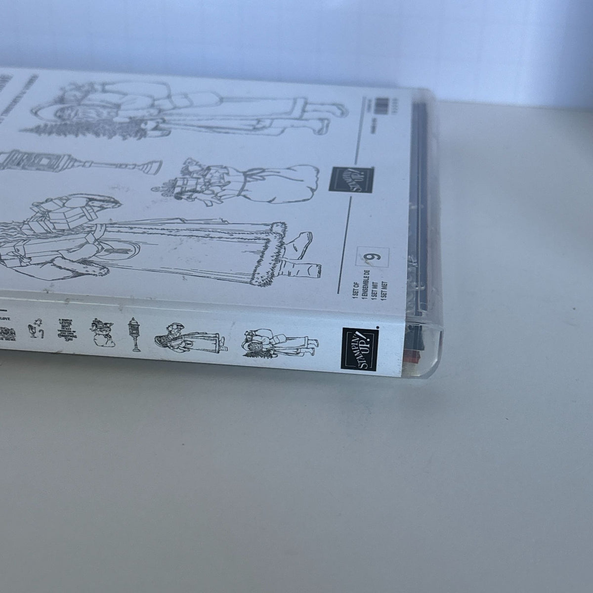 Stampin Up Cling Stamp Set and Dies Saint Nicholas Santa Christmas Card Making Gingerbread Man