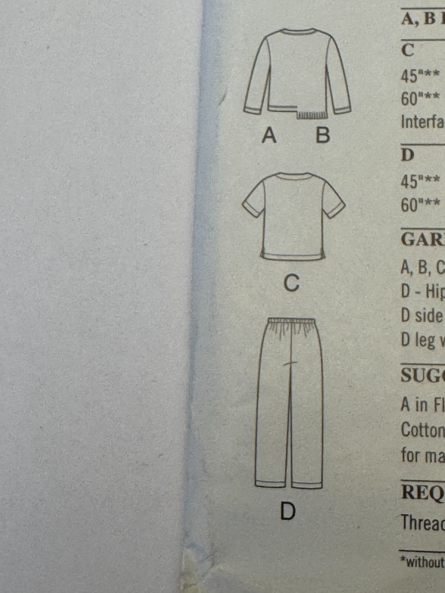 Simplicity New Look Sewing Pattern 6131 Kids Pajamas Pajama Pants Shirt 3-8 UC