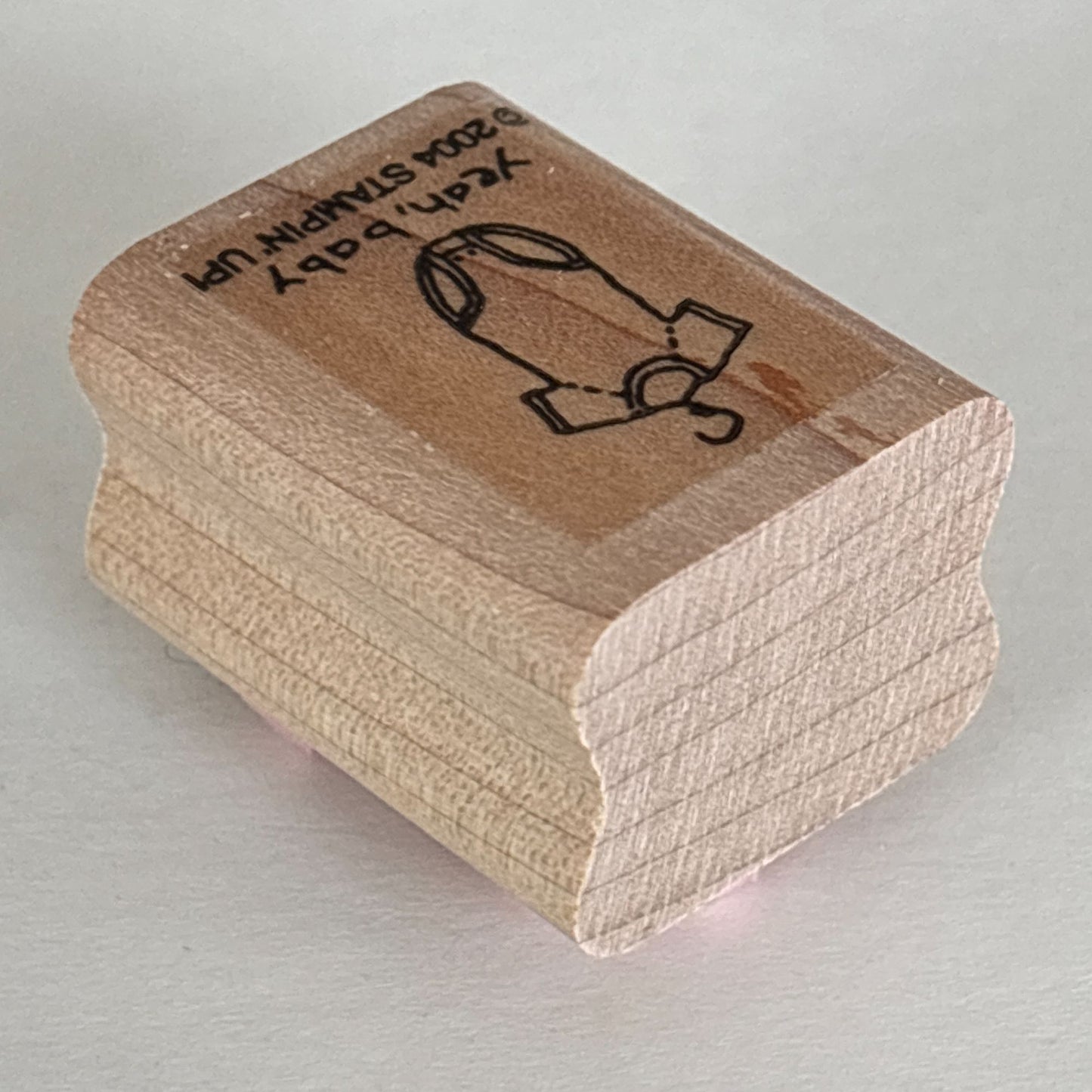 Stampin Up Rubber Stamp Yeah Baby Shower Invitation Cardmaking Romper Mini Small