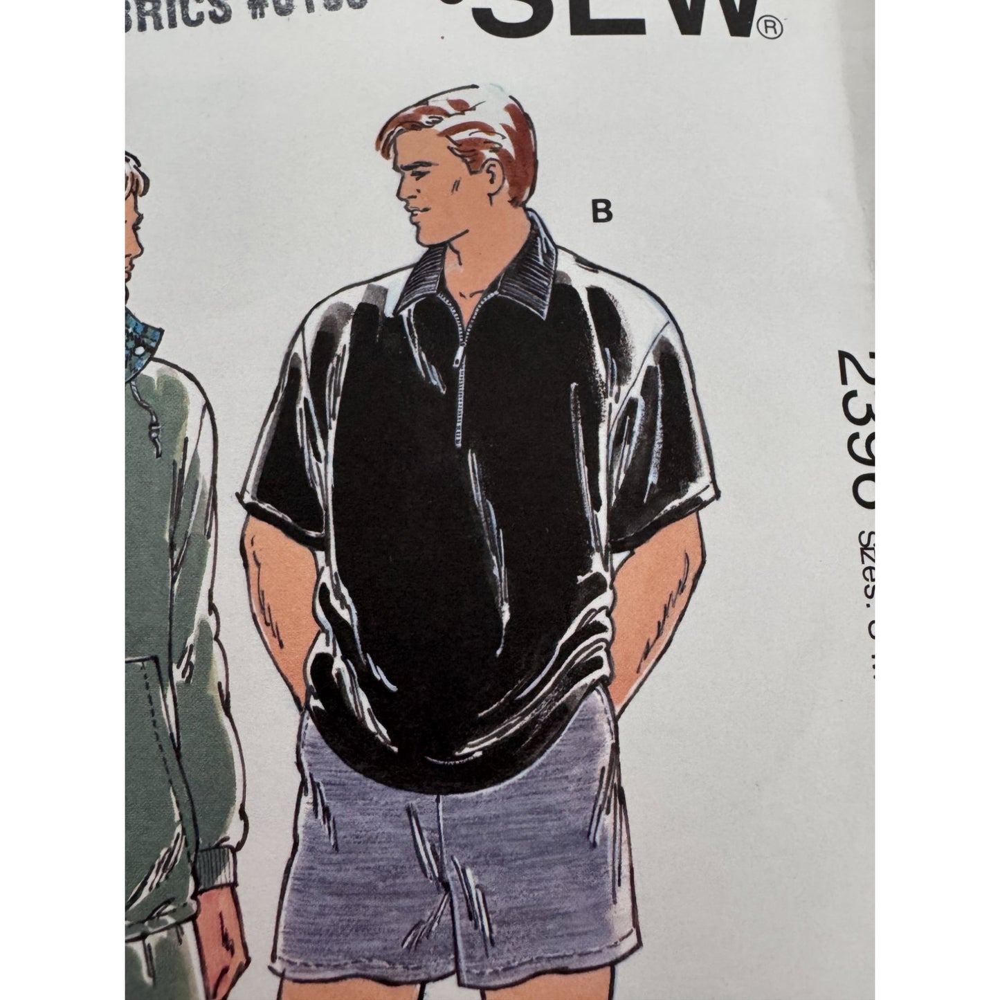 Kwik Sew Sewing Pattern 2396 Mens Hooded Shirt Shorts Athletic Sweatshirt S-XXL