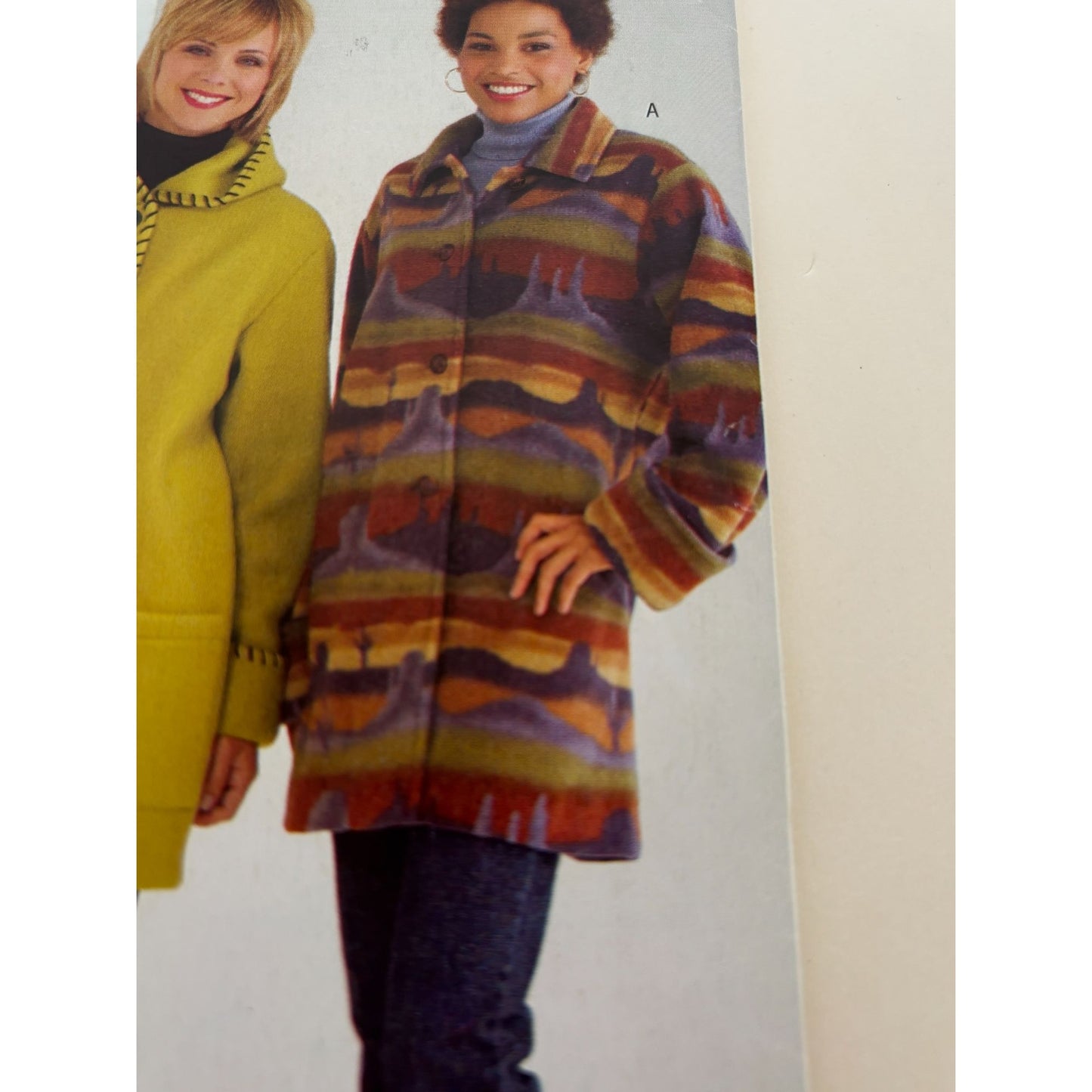 Butterick See and Sew Sewing Pattern B4331 Fleece Jacket Sizes 6 8 10 Easy Uncut