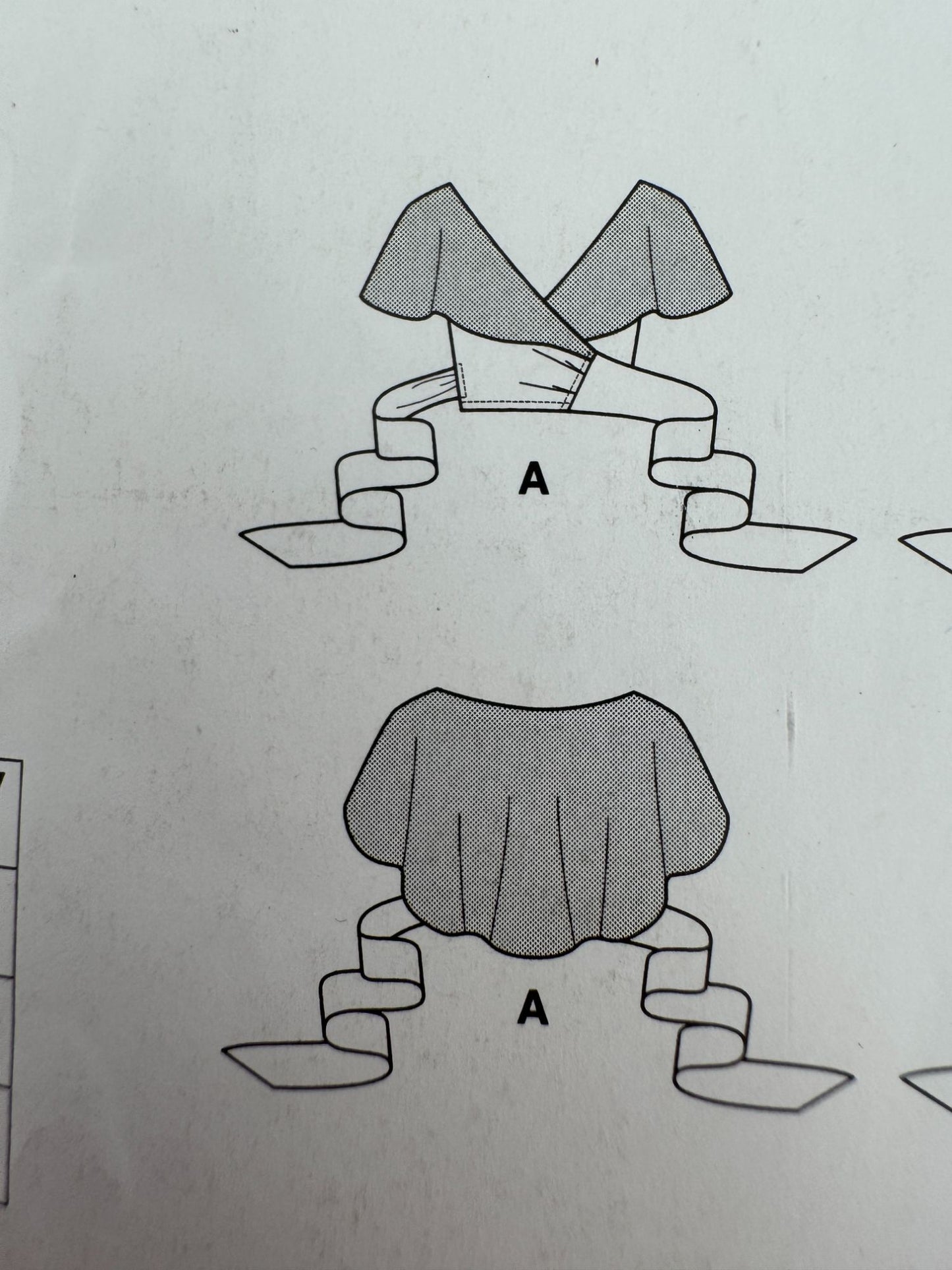 Vogue Sewing Pattern VP963 Misses Wrap Tops Shirt Draped Collar 6-14 Easy Uncut