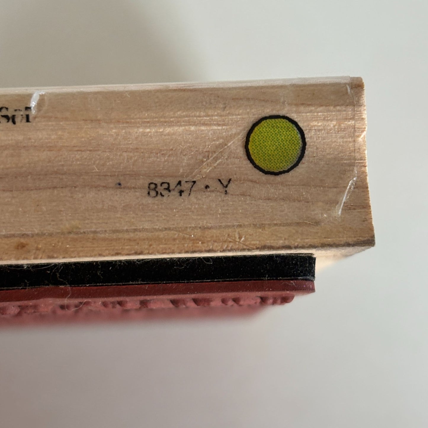Inkadinkado Rubber Stamp Vintage Script Background Handwriting Dawn Houser Craft Cardmaking
