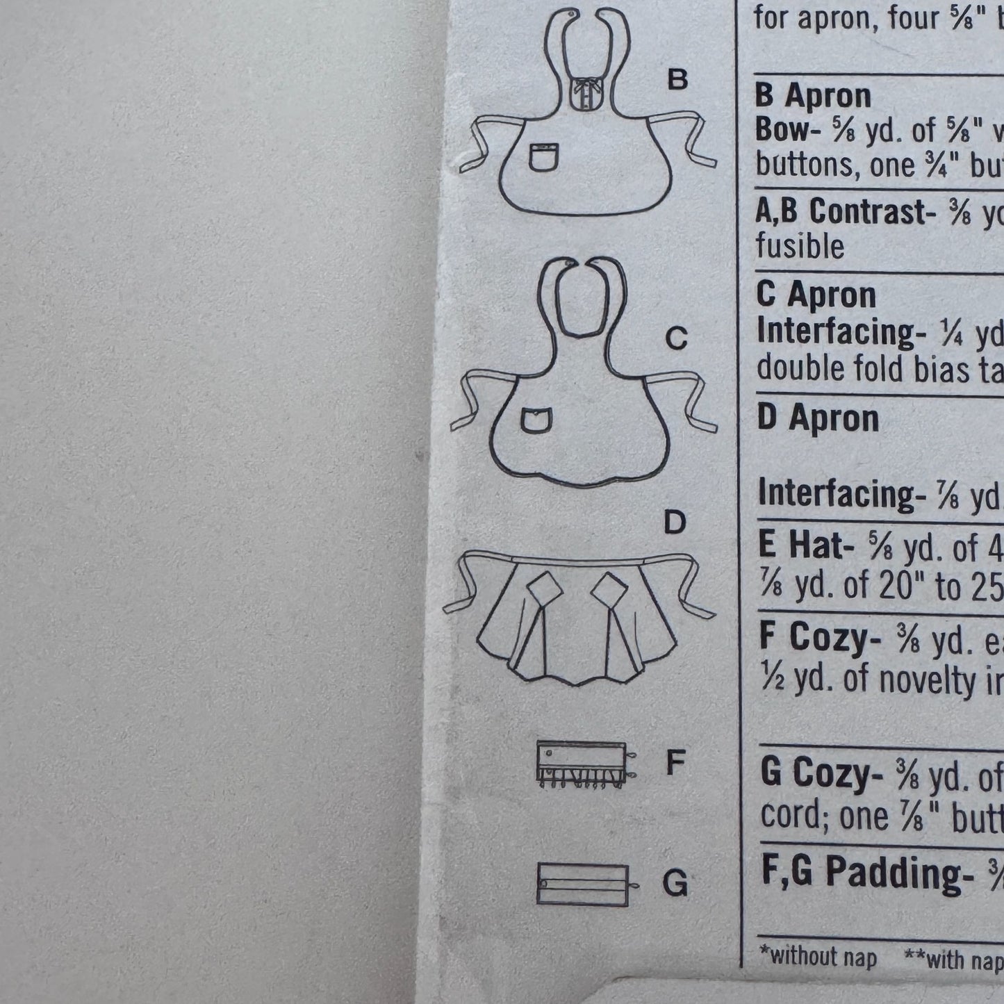 Simplicity Sewing Pattern 2298 Kitchen Aprons Retro Christmas Santa Hat S M L UC