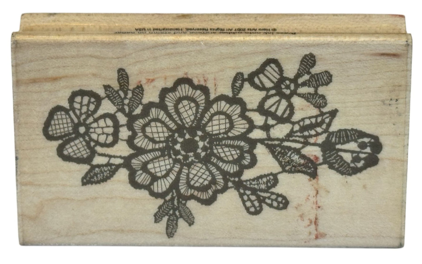 Hero Arts Rubber Stamp Lace Flower Cluster Friendship Card Making Wood Mounted