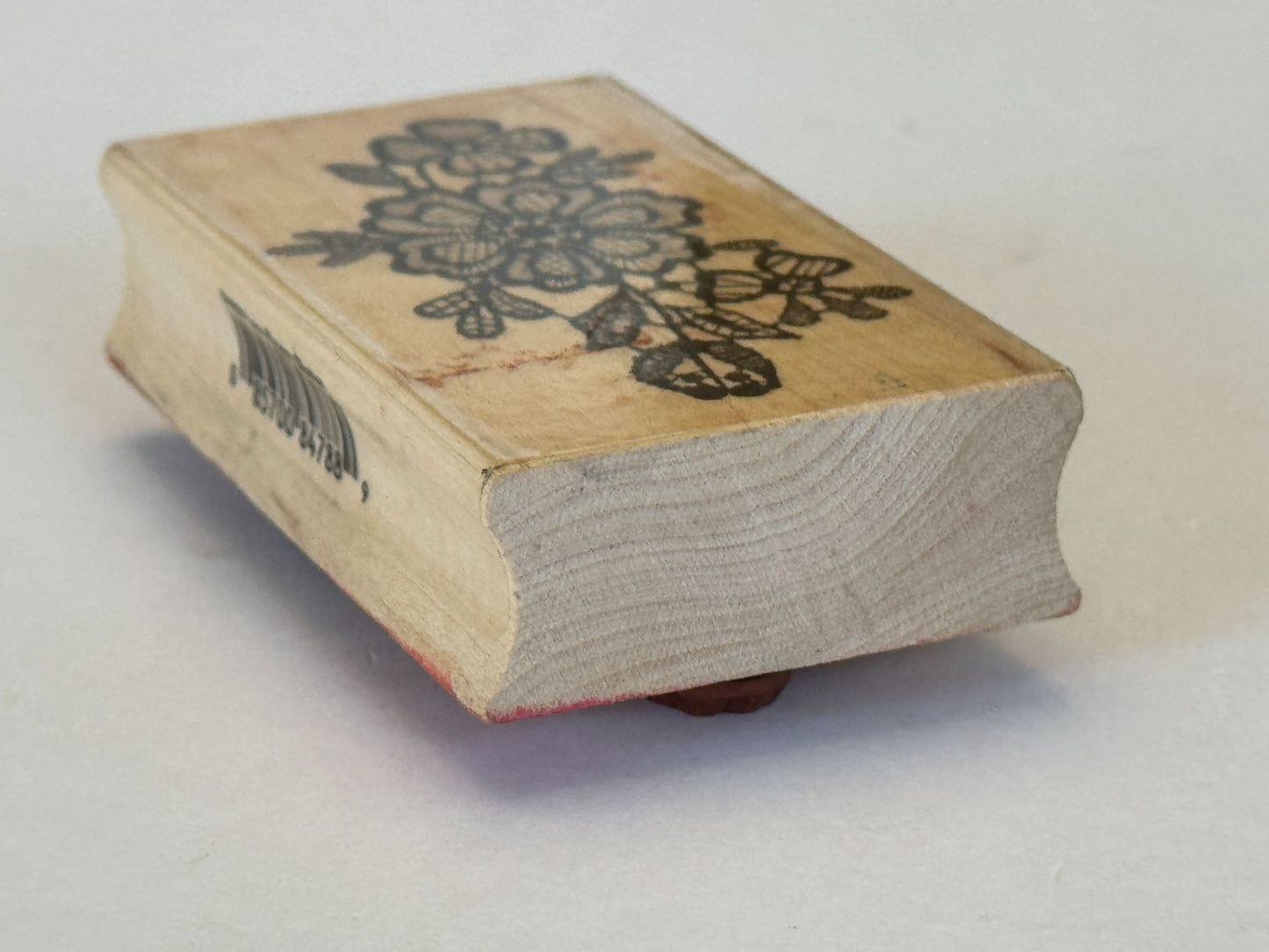 Hero Arts Rubber Stamp Lace Flower Cluster Friendship Card Making Wood Mounted