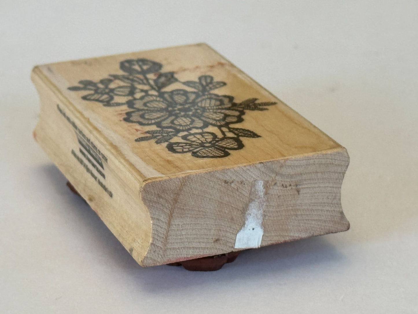 Hero Arts Rubber Stamp Lace Flower Cluster Friendship Card Making Wood Mounted