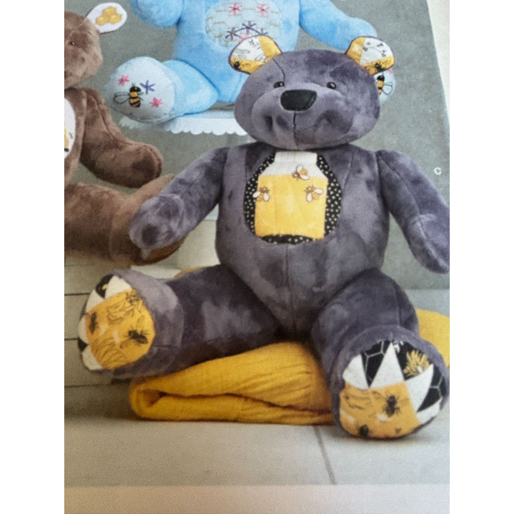 Simplicity Sewing Pattern S9731 Memory Bear Plush Toy by Carla Reiss 18" Uncut