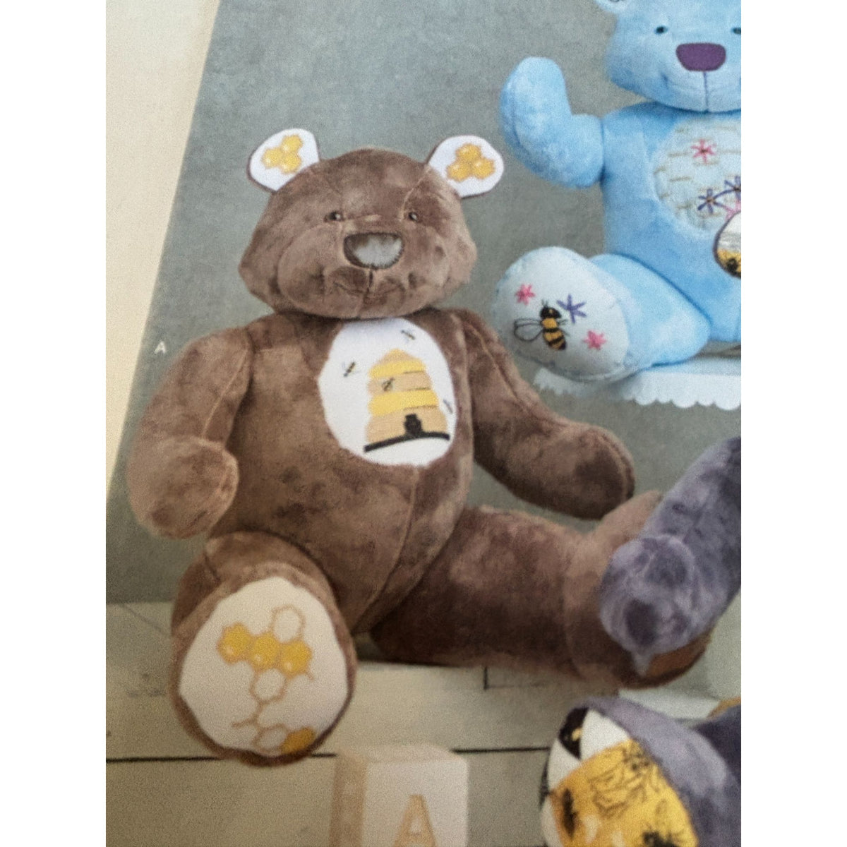 Simplicity Sewing Pattern S9731 Memory Bear Plush Toy by Carla Reiss 18" Uncut