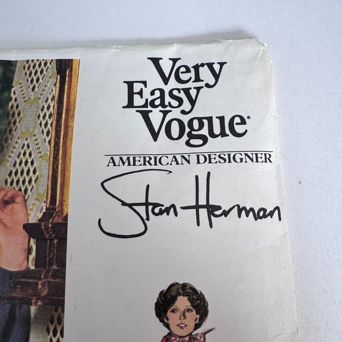 Vogue Sewing Pattern 1168 Stan Herman Dress Pants 10  American Designer UC Easy