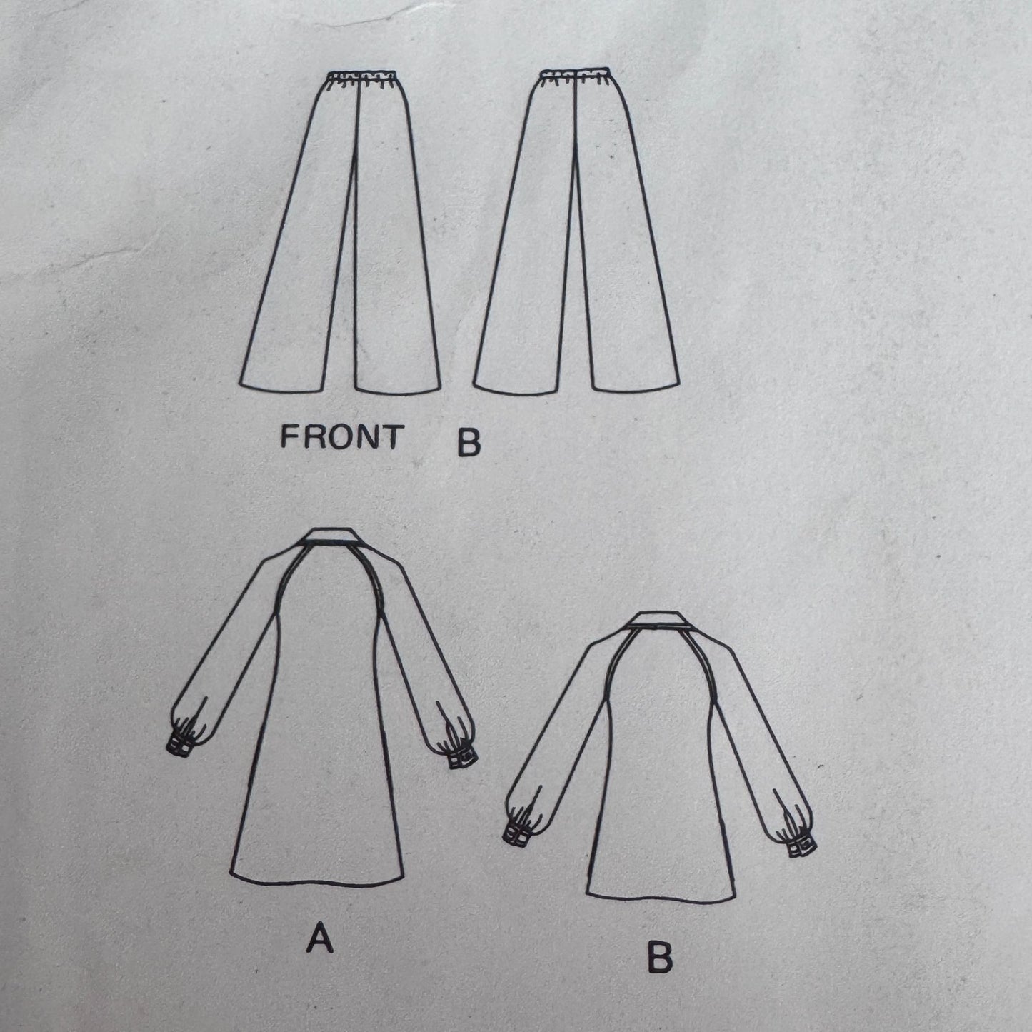 Vogue Sewing Pattern 1168 Stan Herman Dress Pants 10  American Designer UC Easy