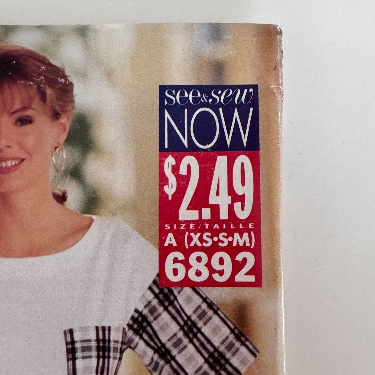 Butterick Sewing Pattern 6892 Summer Casual Outfit 1990s Top Shorts 6-14 Uncut Minimalist Vintage