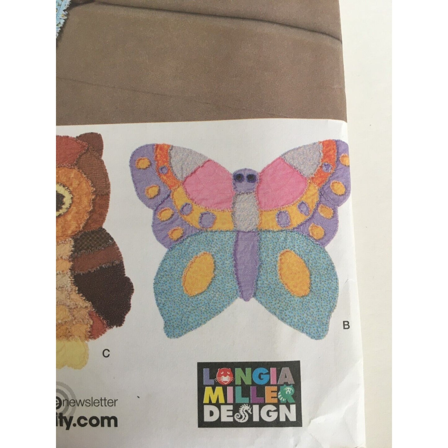 Simplicity Sewing Pattern 2935 Rag Quilts Flower Butterfly Owl Home Decor Uncut