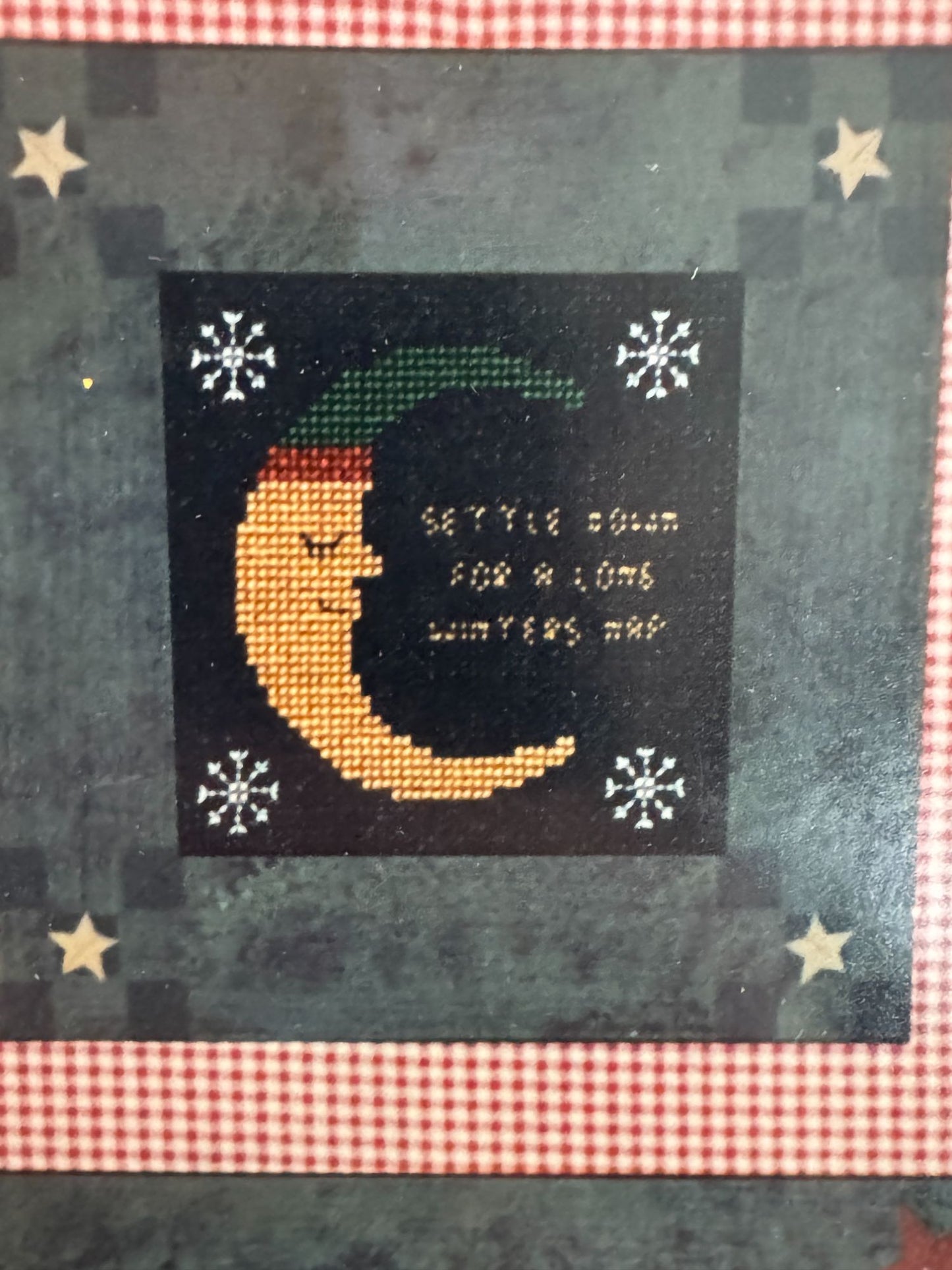 Stitches From The Heartland Cross Stitch Patterns Goodnite Snowmans Delite Sled
