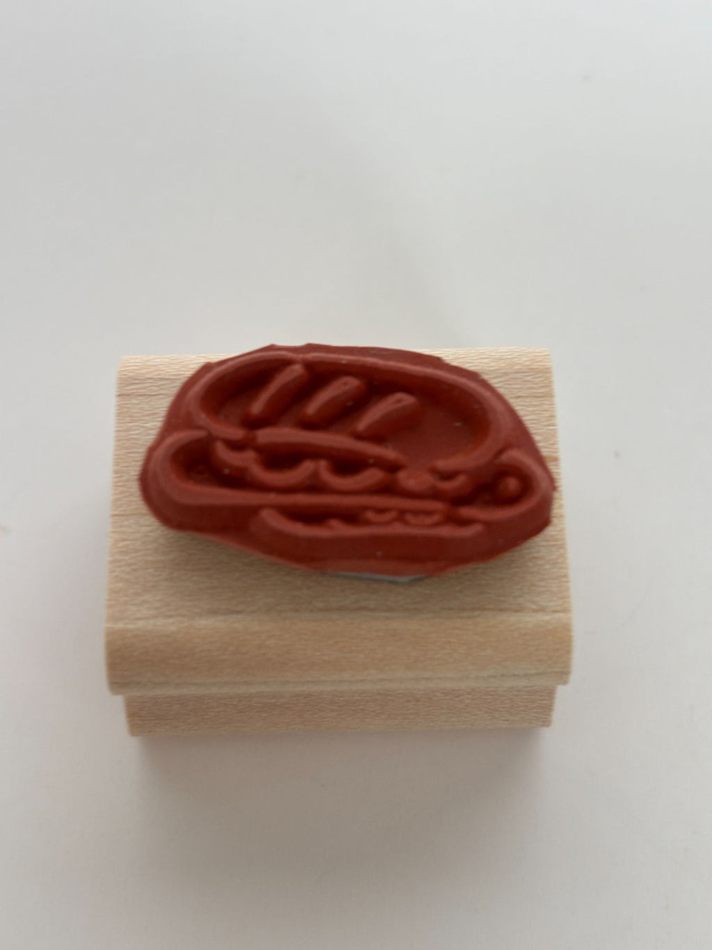 Stampin Up Rubber Stamp Sub Sandwich Hoagie Recipe Card Making Food Lunch Craft