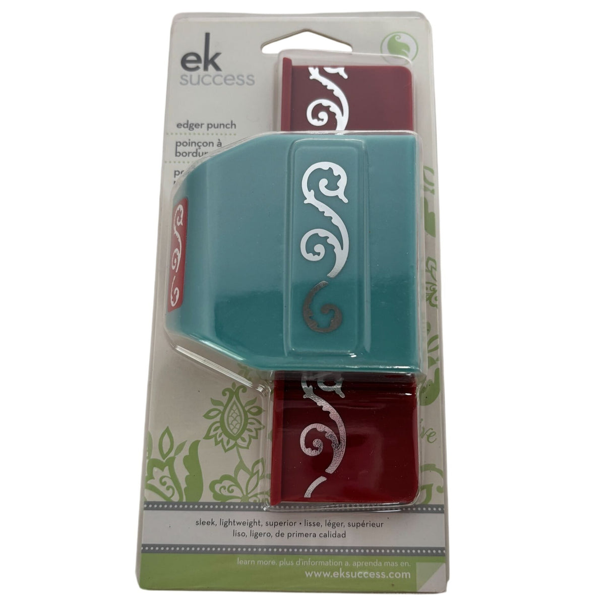 EK Success Edger Punch Scroll Border Paper Punch Scrapbooking Tool Cardmaking Edge Sleek Decorative