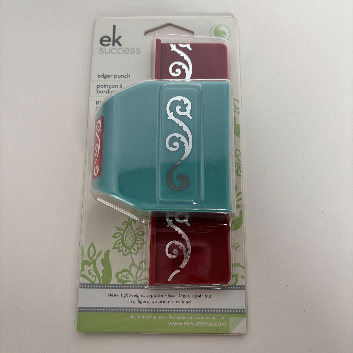 EK Success Edger Punch Scroll Border Paper Punch Scrapbooking Tool Cardmaking Edge Sleek Decorative