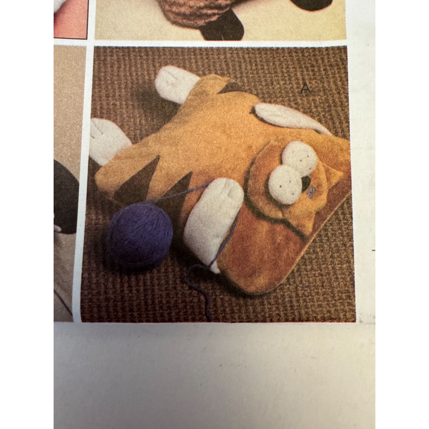McCalls Crafts Sewing Pattern M5128 Plush Pets Cat Neck Pillow Dog Travel Uncut