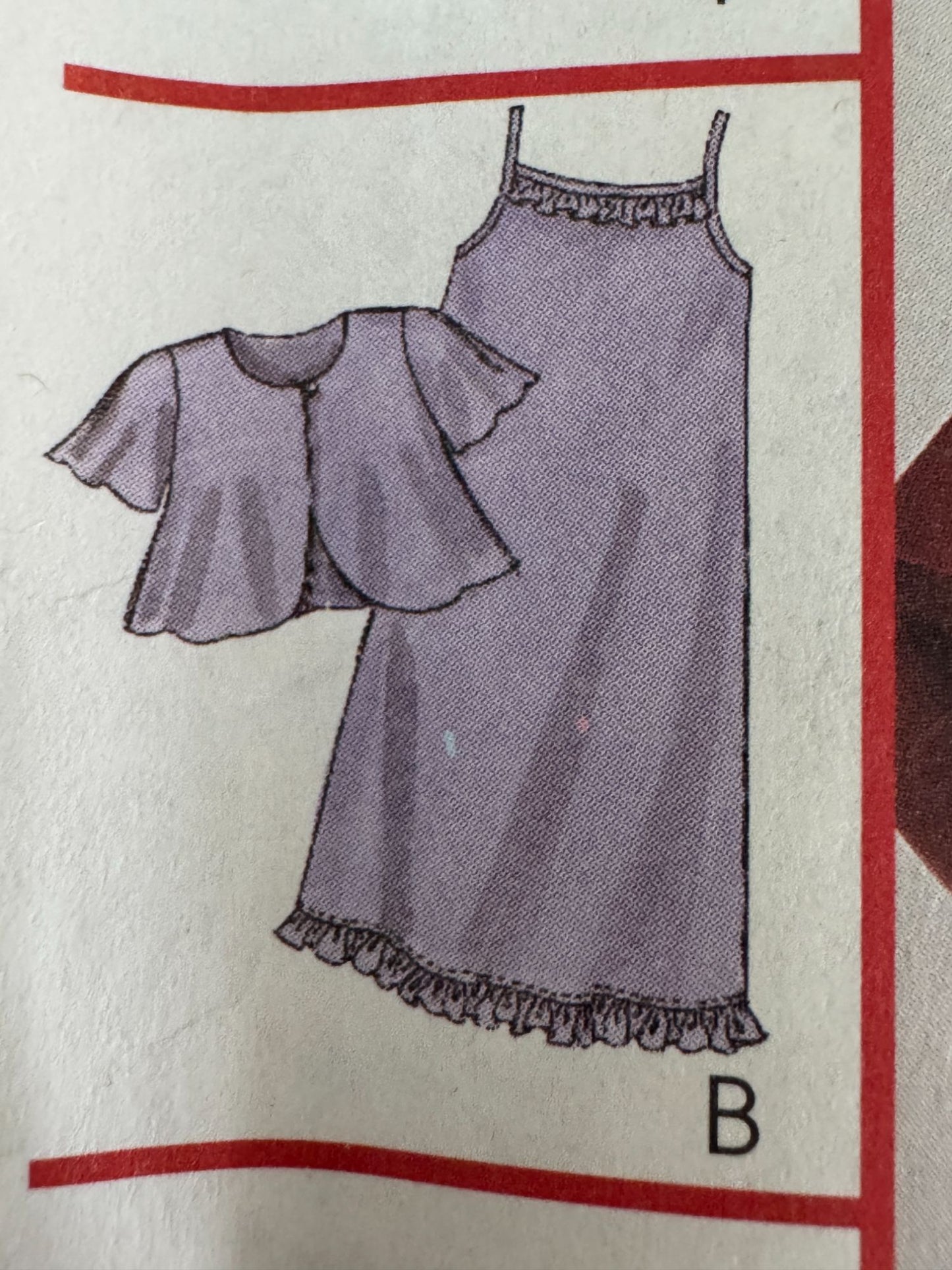 McCalls Sewing Pattern 9226 Girls Dress Slipdress Jacket 8 Great Looks 7 8 10 UC