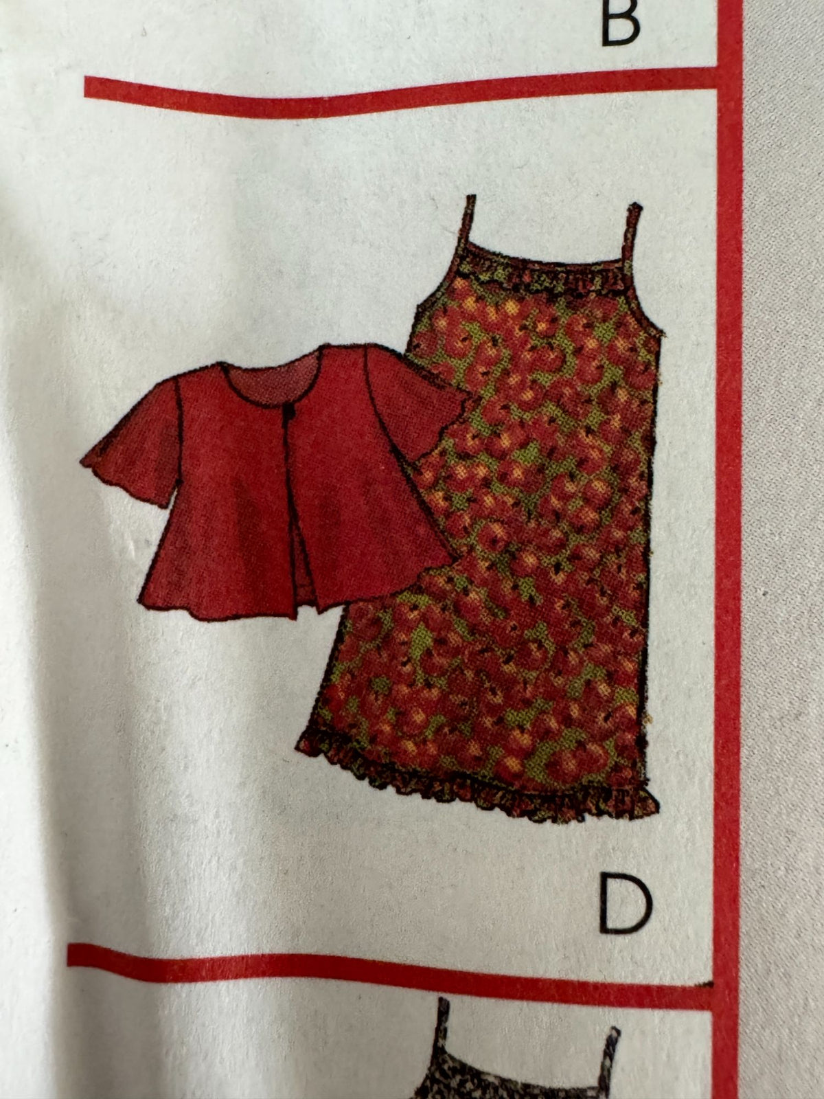 McCalls Sewing Pattern 9226 Girls Dress Slipdress Jacket 8 Great Looks 7 8 10 UC