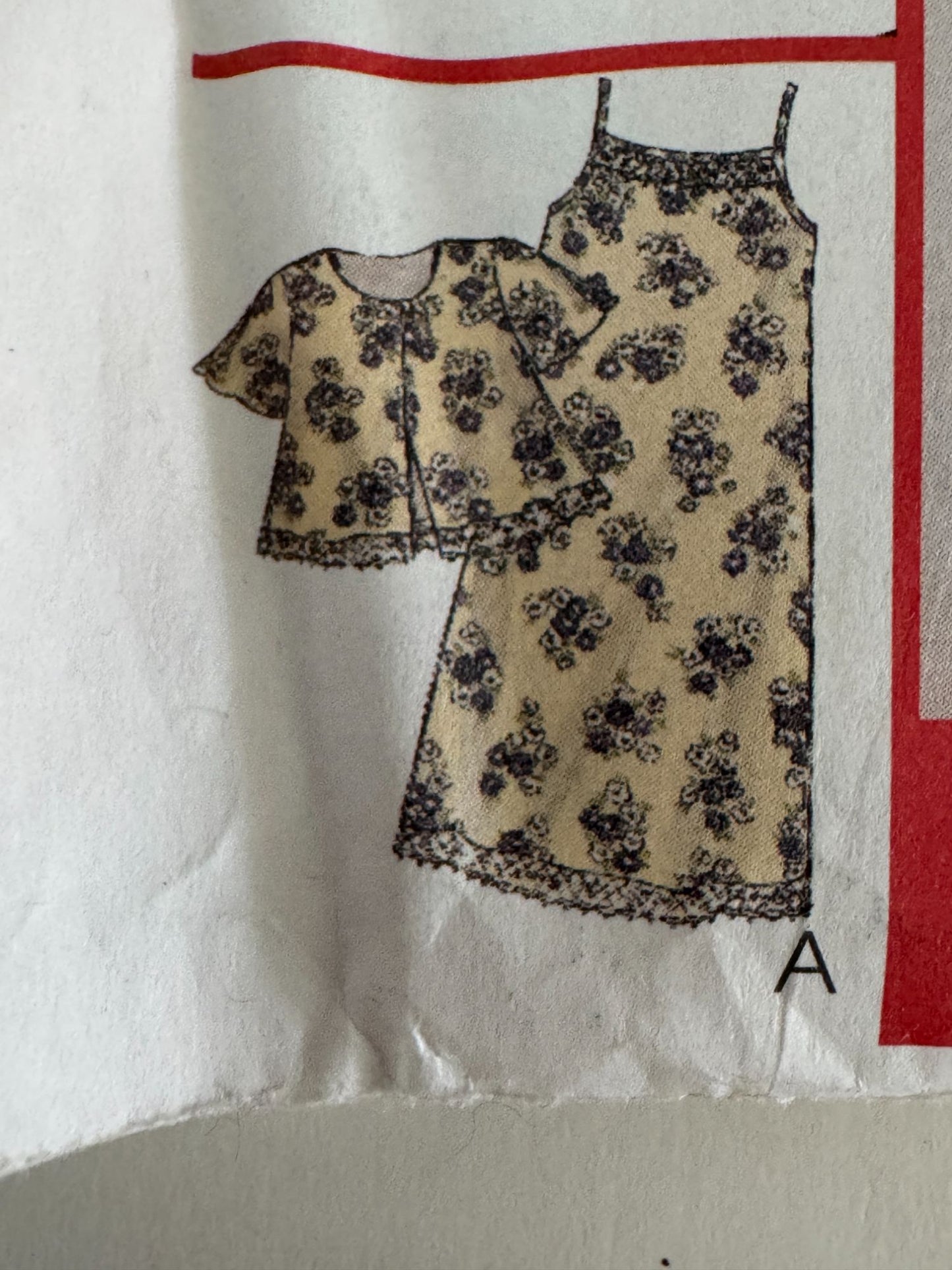 McCalls Sewing Pattern 9226 Girls Dress Slipdress Jacket 8 Great Looks 7 8 10 UC