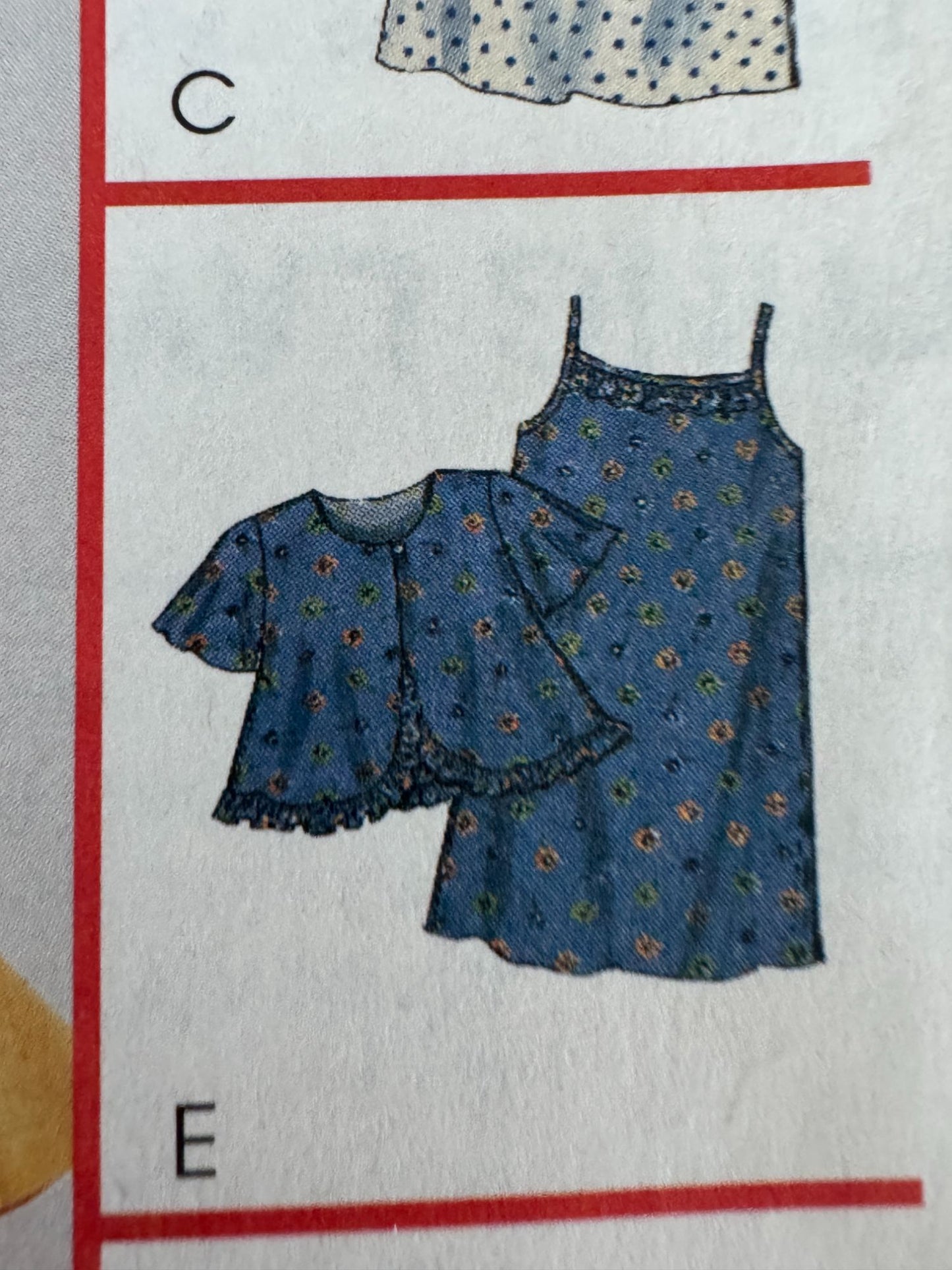 McCalls Sewing Pattern 9226 Girls Dress Slipdress Jacket 8 Great Looks 7 8 10 UC