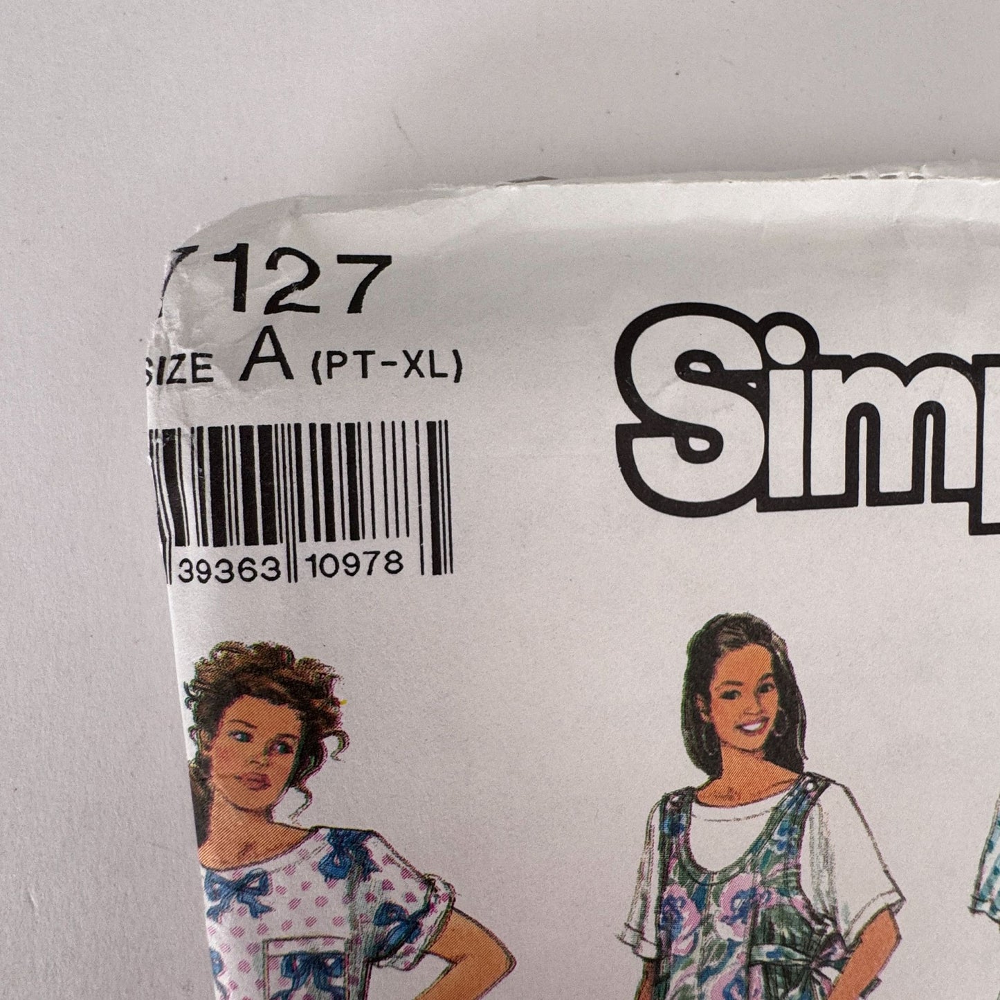 Simplicity Sewing Pattern 7127 Maternity Dress Jumpsuit Top Pants Shorts 90s Relaxed Fit Pregnancy Wear 6-24 Uncut