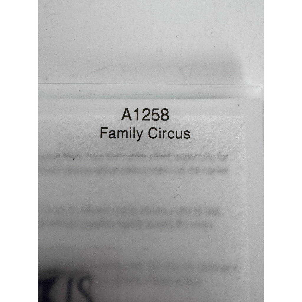 CTMH My Acrylix Acrylic Stamp Family Circus Tent Funny Humor People Mom A1258
