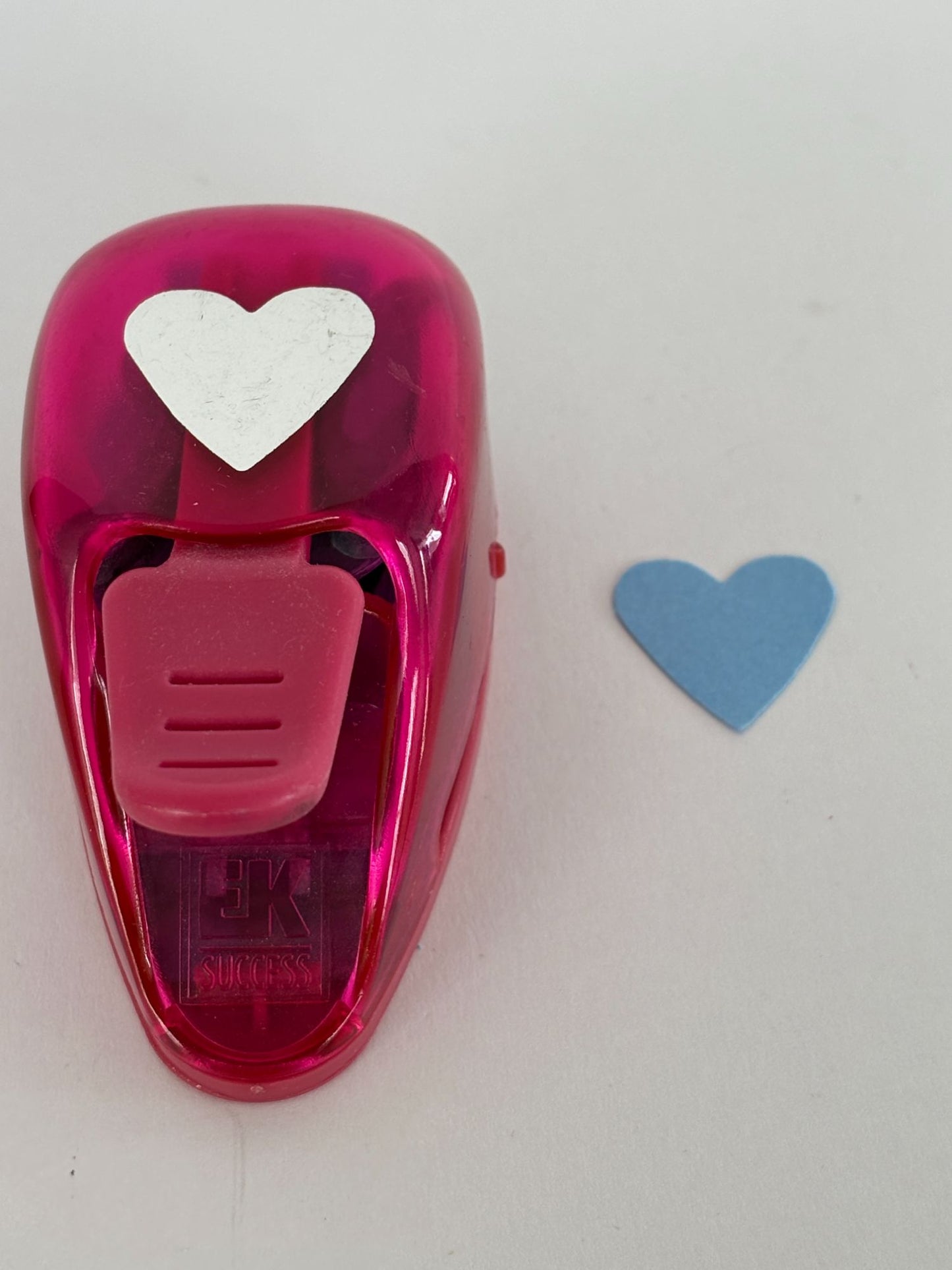 EK Success Paper Punch Craft Heart Shape Pink Valentines Day Card Making Love