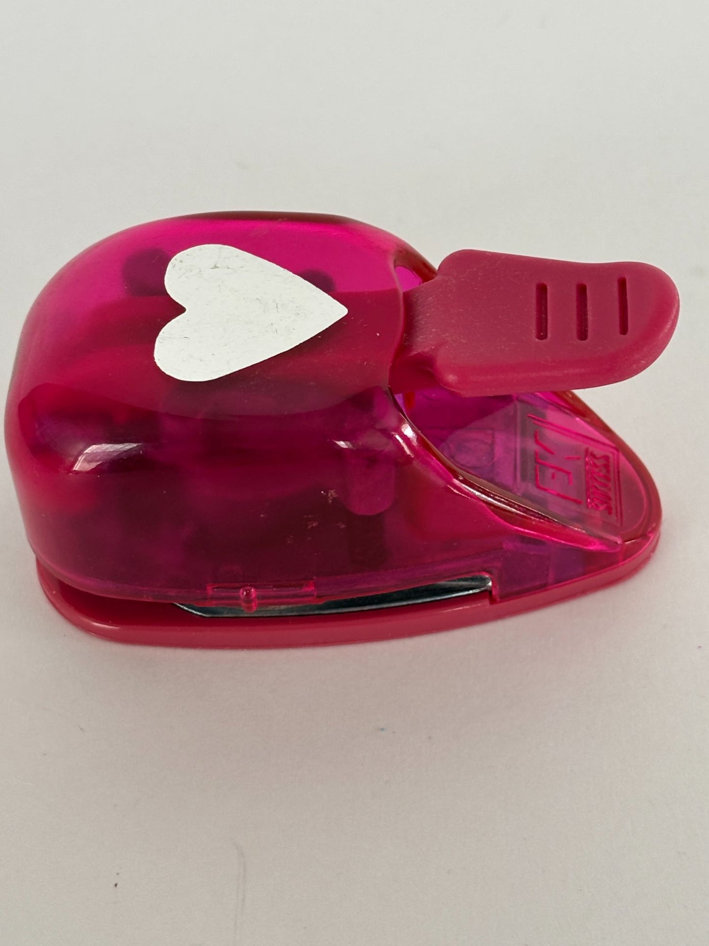 EK Success Paper Punch Craft Heart Shape Pink Valentines Day Card Making Love