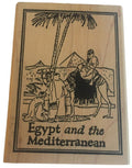 Tin Can Mail Man Rubber Stamp: Egypt and the Mediterranean
