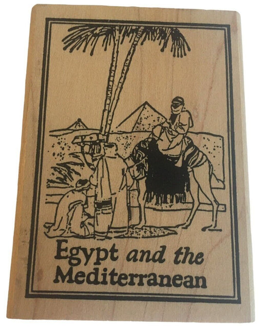 Tin Can Mail Man Rubber Stamp: Egypt and the Mediterranean