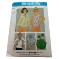 Simplicity Sewing Pattern 7681 Misses Bodysuits Dickeys 1970s Vintage 16 Uncut