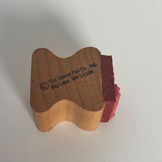 The Stamp Pad Rubber Stamp To From Gift Tag Card Making Words Present Christmas