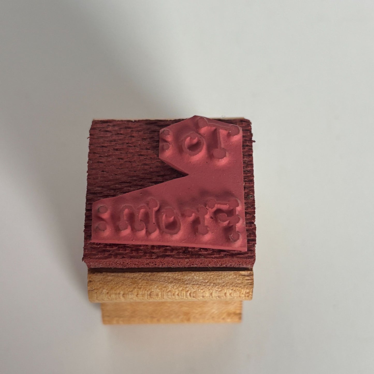 The Stamp Pad Rubber Stamp To From Gift Tag Card Making Words Present Christmas