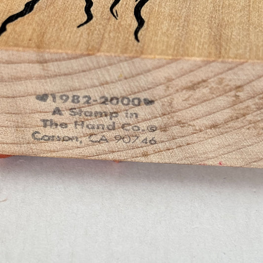 A Stamp In The Hand Co. Rubber Stamp Radish Root Vegetable Garden Farm Cooking