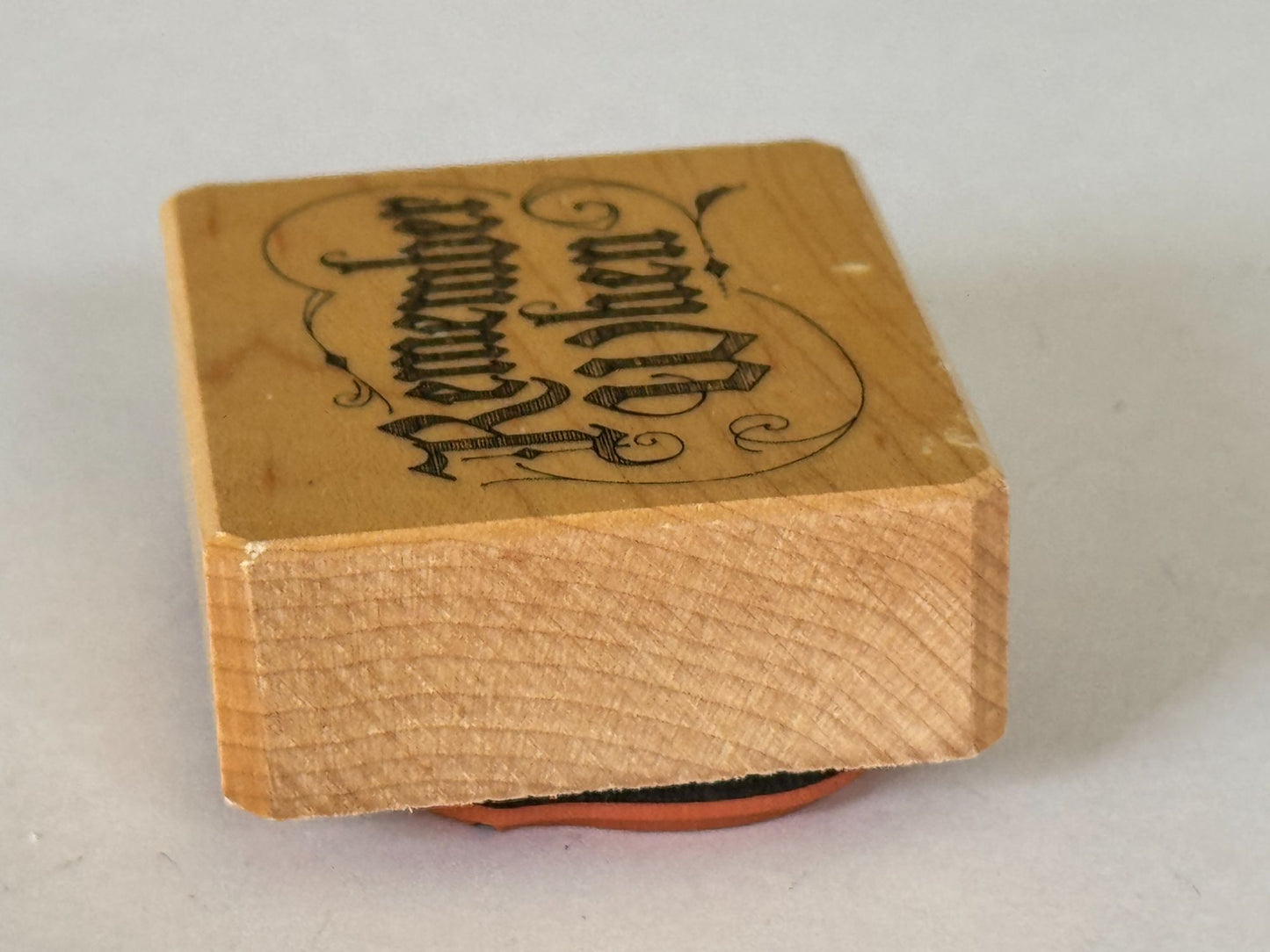 Inkadinkado Rubber Stamp Remember When Card Making Words Memory Memories Craft