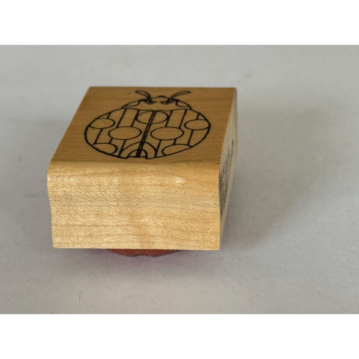 Holly Berry House Rubber Stamp Ladybug Spring Bug Crafting Scrapbooking Wooden